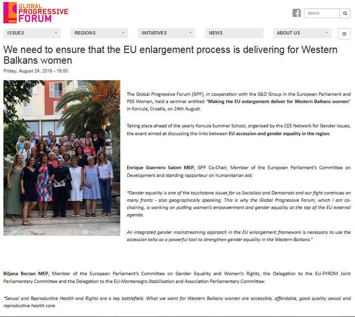 Global Progressive Forum: 2018 Korcula School Image