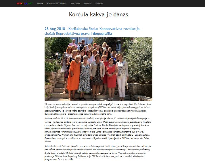 Korcula : 2018 Korcula School Image